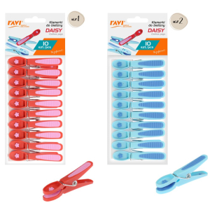 Klamerki do bielizny DAISY 10 sztuk RAVI